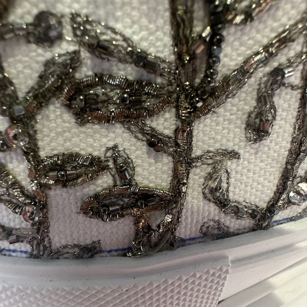 Alexander McQueen high top embroidered sneakers - Picture 3 of 6